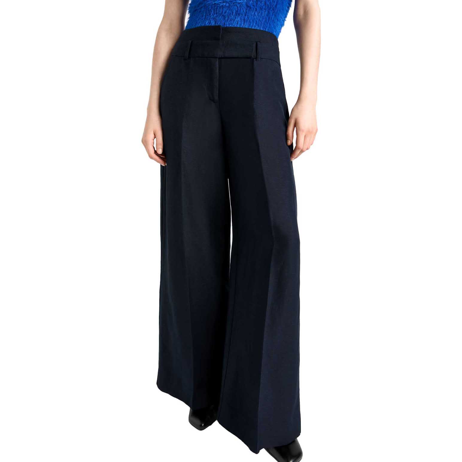 Cue Linen Rayon Wide Leg Pant